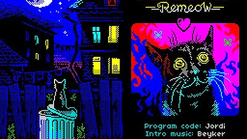 Configuring ZX Spectrum Next core (mister FPGA) and Running Misifu Remeow