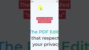How to Edit PDF Files With Free Online Tools 👆 #shorts #shortstutorial #shortscommunity