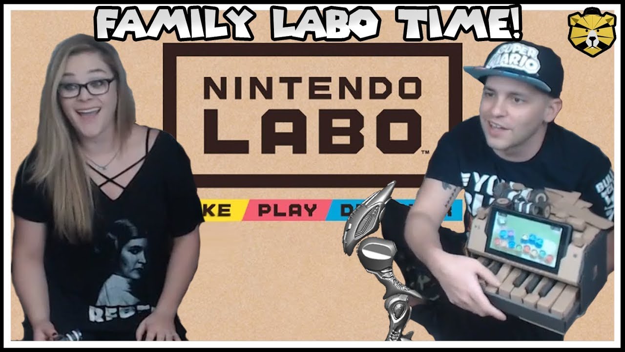 Poo And Wife Build The NEW Nintendo Labo Piano! - YouTube