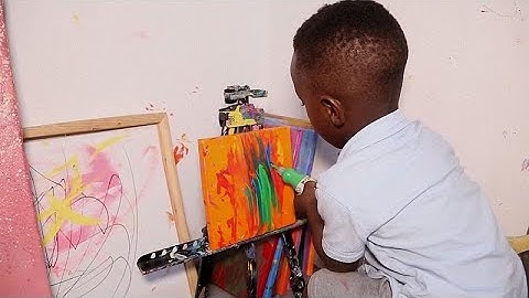 Painting prodigy: Ghanaian toddler becomes world