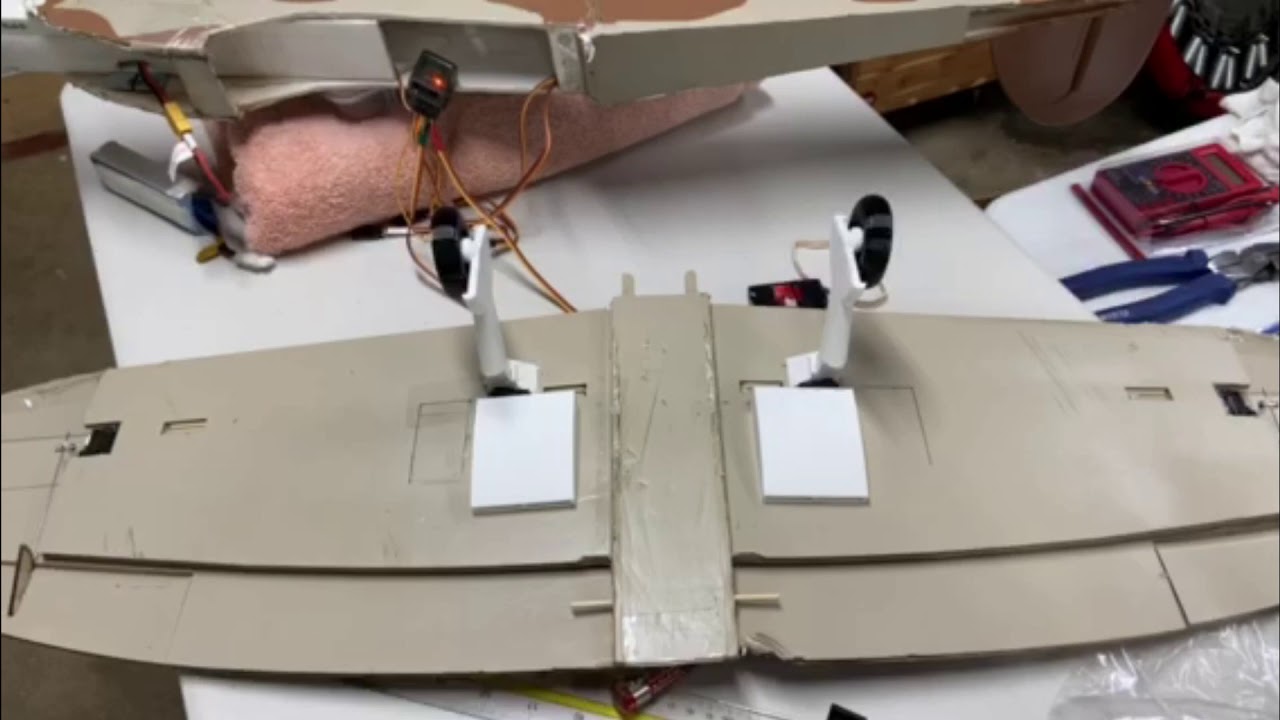 Landing gear installed for Flite Test Spitfire - YouTube