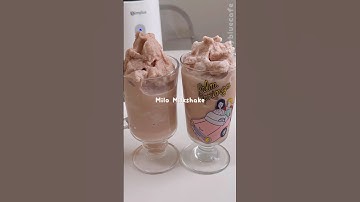 MILO MILKSHAKE #milkshake #easyrecipe #dessert