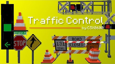 [1.12.2] Traffic Control Full Mod Showcase