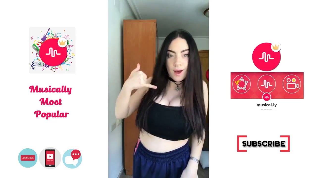 Marinamaco Musical Ly Most Popular Musically Girls Youtube