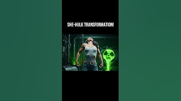 This new She-Hulk is terrifying 😨😱 | She-Hulk transformation! #shorts #youtubeshorts #aivideo
