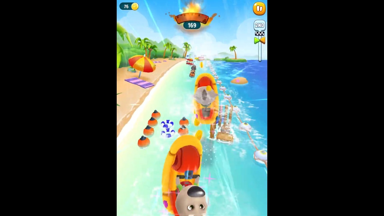 Talking Tom Jetski 2 Music Video Epic Races Funny Fails and Beach Vibes