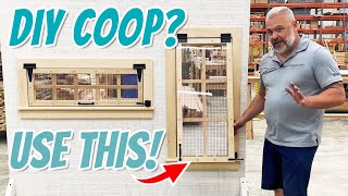 DIY Chicken Coop? Prehung windows solve your problem!