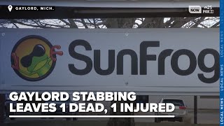 1 man dead, another man seriously injured after stabbing in Gaylord