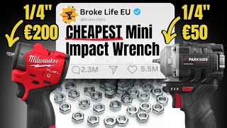 картинка: Субкомпактный ударный гайковерт LIDL 1/4 дюйма, 170 Нм, Parkside Performance PDSSAP A1 12, модифи...