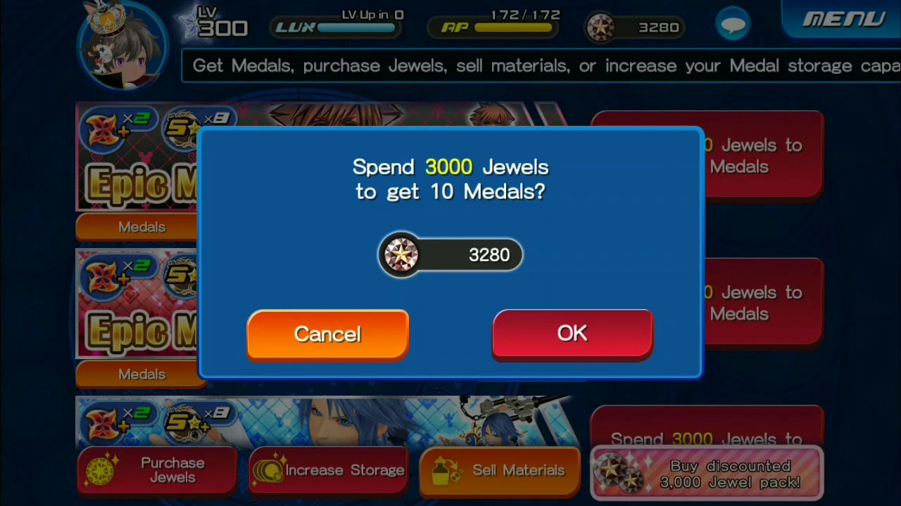 Kingdom Hearts Union X [Cross] Medal Pull