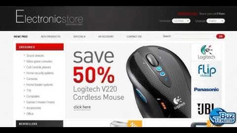 Download Electronics Store OsCommerce Template by  Di TM