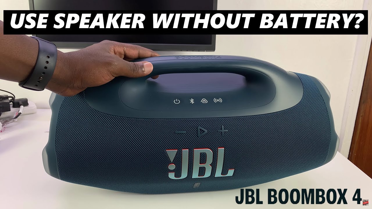 Can You Use JBL Boombox 4 Without Battery? - YouTube