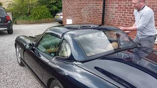 TVR Chimaera Hardtop Stowing Method (up to 1998 MY)