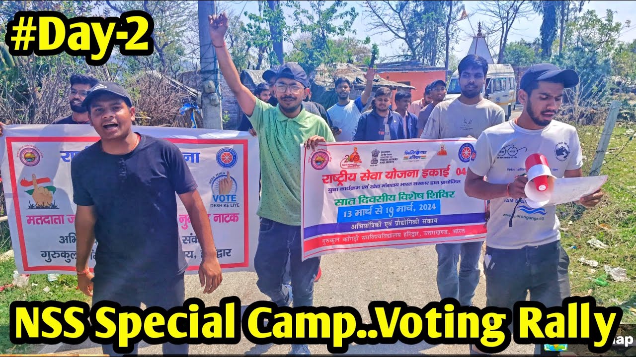 Voting Rally | NSS Camp Day-2 - YouTube