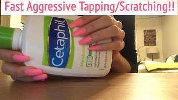 ASMR * Really Aggressive Fast Tapping * Fast Tapping and Scratching * No Talking * ASMRVILLA