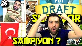 Fifa 16 FUT Draft SURVIVOR | SIZLERIN KURDUGU TAKIM Sampiyon ? | 26.Bölüm | Ps4
