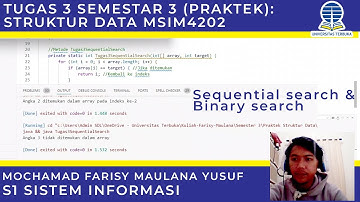 Tugas 3 (Praktek) Struktur Data: Mochamad Farisy Maulana Yusuf - Universitas Terbuka