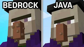 68 Minecraft Java vs Bedrock Things
