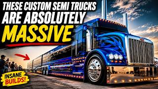 INSANE Custom Stretched Semi Trucks That Look Unreal!