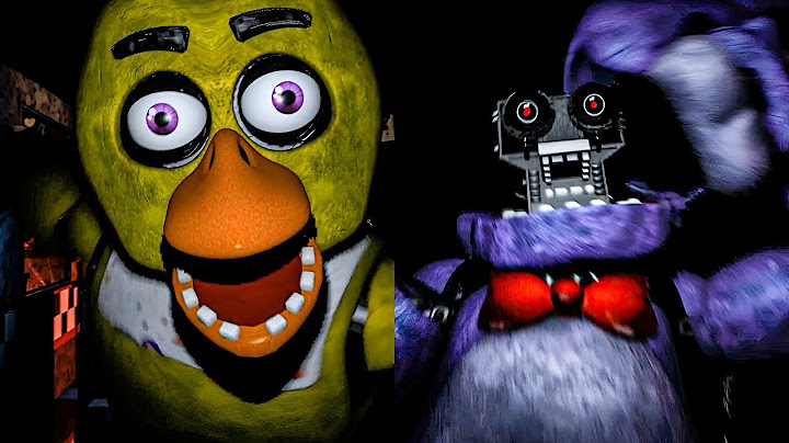 FNAF 1 PERO CON NUEVAS ANIMACIONES MUY LOCAS / FNAF IN REAL TIME