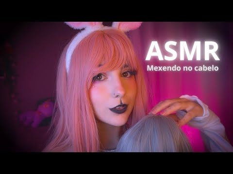 ASMR Mexendo no seu cabelo até você mimir