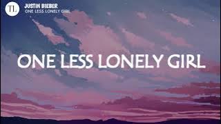 JUSTIN BIEBER - One Less Lonely Girl (Acoustic) (LYRICS VIDEO)