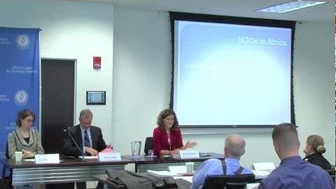 Non-Governmental Actors in Africa - Ms. Nealin Parker