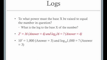 Logs and Antilogs - Video 21