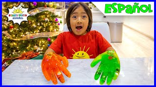 Experimento Científico Fácil para Niños Guantes de Manos de Hielo