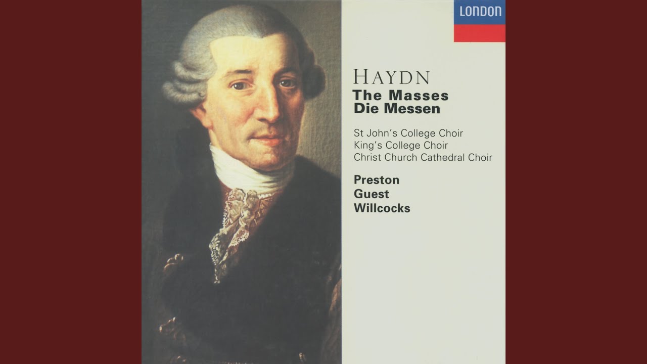 Ver Haydn: Missa Sancta Caeciliae (Missa cellensis) , Hob. XXV:5: 1c. Kyrie eleison en YouTube Ver Haydn: Missa Sancta Caeciliae (Missa cellensis) , Hob. XXV:5: 1c. Kyrie eleison en YouTube