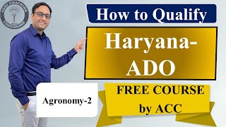 How to Qualify Haryana-ADO & UKSSSC AAO || Strategy Discussion || Agronomy || Part-2 ||
