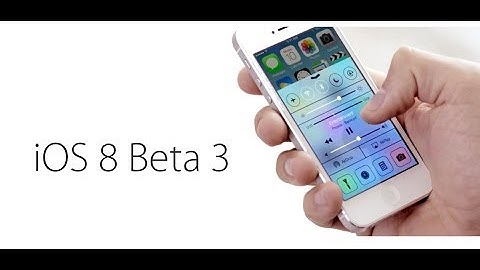 iOS 8 Beta 3