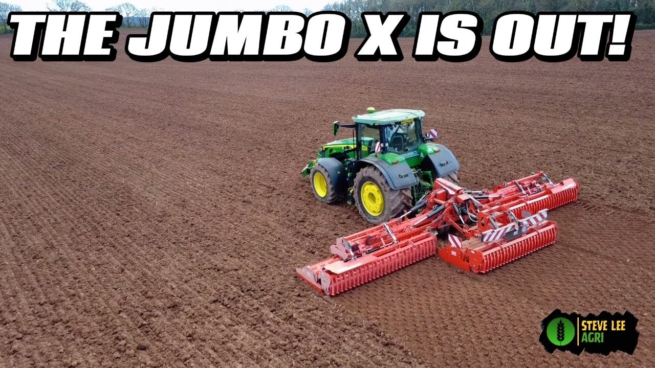 10 METER MASCHIO GASPARDO POWER HARROW ON ITS FIRST JOB! - YouTube