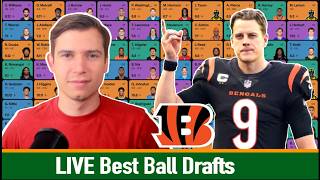 LIVE Saturday Night Best Ball Drafts | 2026 Fantasy Football