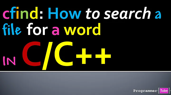 CFIND: How to search for text inside files in C/C++