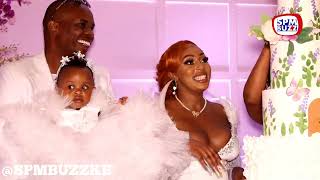 WATCH AMBER RAY & RAPUDO GRAND ENTRANCE AND CAKE CUTTING AT THEIR DAUGHTER'S BIRTHDAY PARTY!!