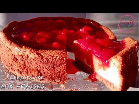 Cheesecake aux fraises 🍓 🍓 - YouTube