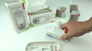 Paradox HD77 motion detector with integrated HD camera - unboxing
