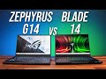 Razer Blade 14 vs ASUS Zephyrus G14 - Best 14” Gaming Laptop?