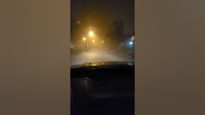 Fog in early morning during winter snow weather in Toronto, Markham, Ontario, Canada