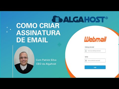 Como criar assinatura no webmail