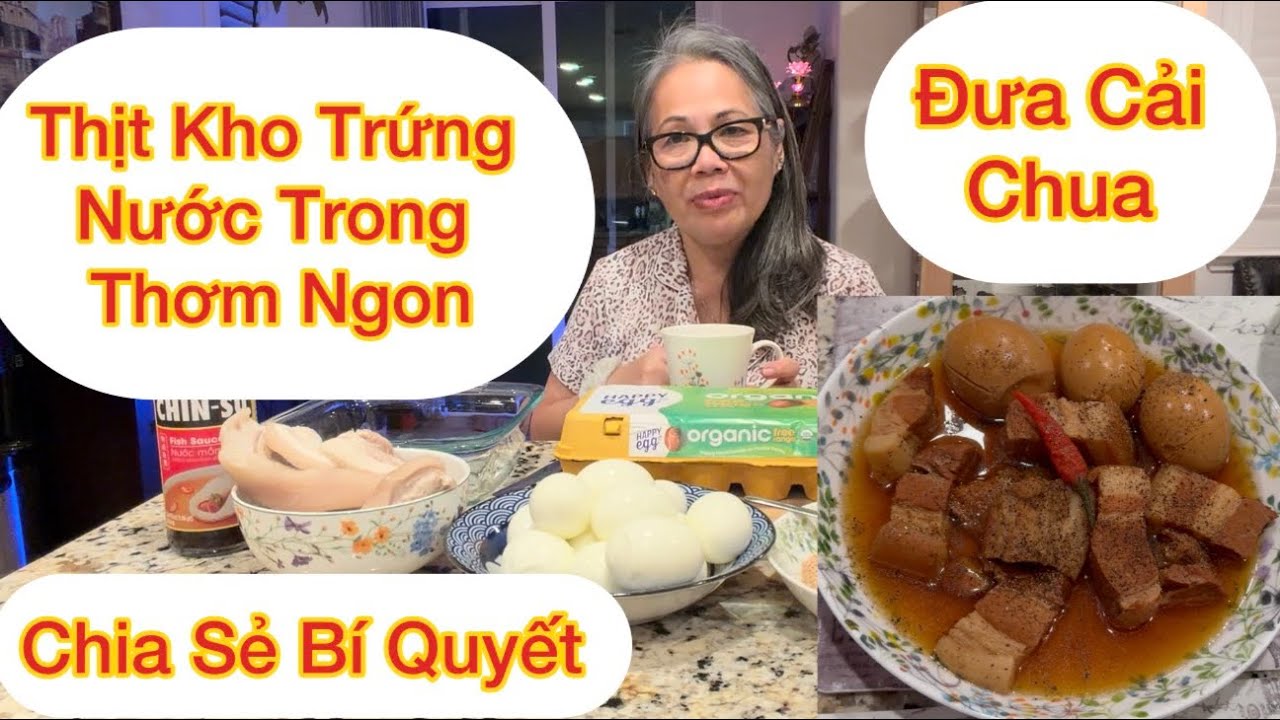 Эпизод 1904: Хонг делится секретом приготовления вкуснейшей тушеной свинины с яйцами на Тет (вьет...