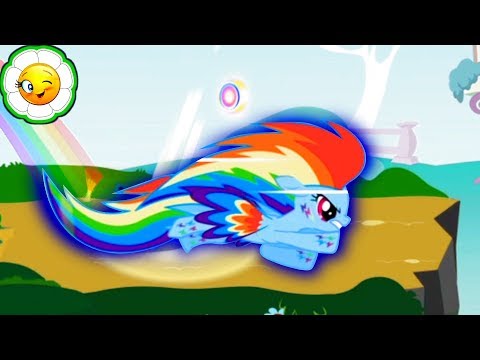 Видео: Радужные гонки Маленьких Пони #3   Мы не сможем продолжать игру без Rainbow Dash!