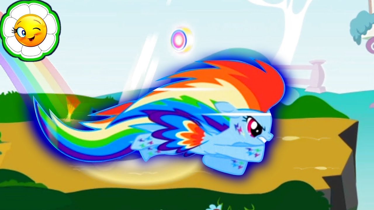 ⁣Радужные гонки Маленьких Пони #3   Мы не сможем продолжать игру без Rainbow Dash!