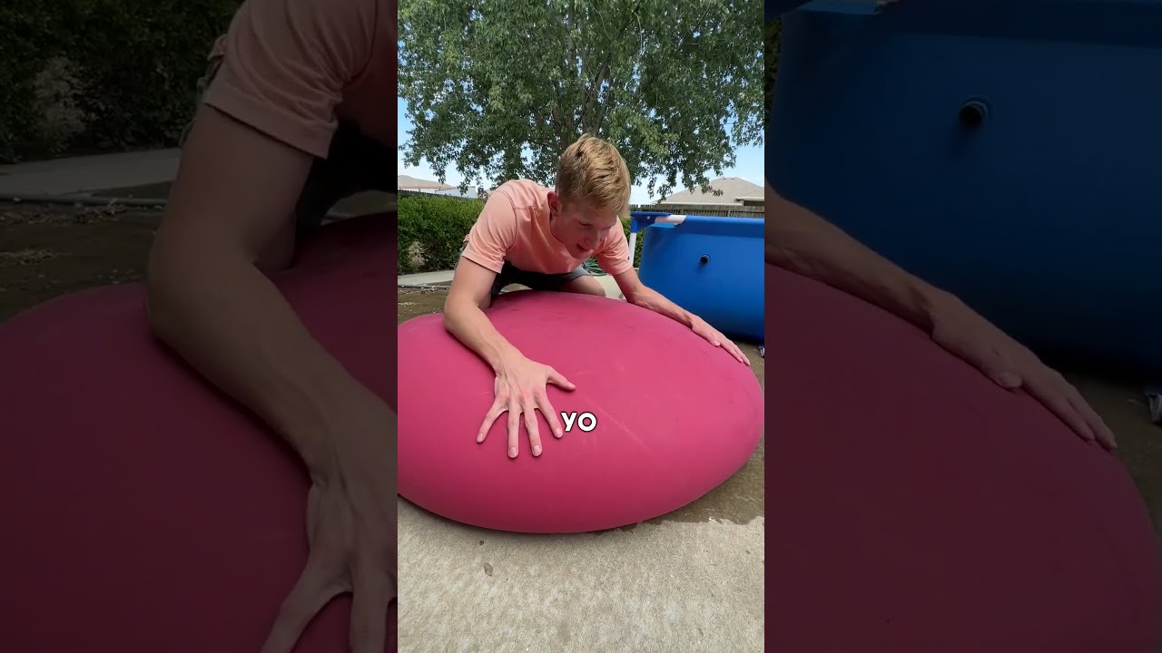 How Much Weight To Pop The World S Largest Water Balloon Shorts