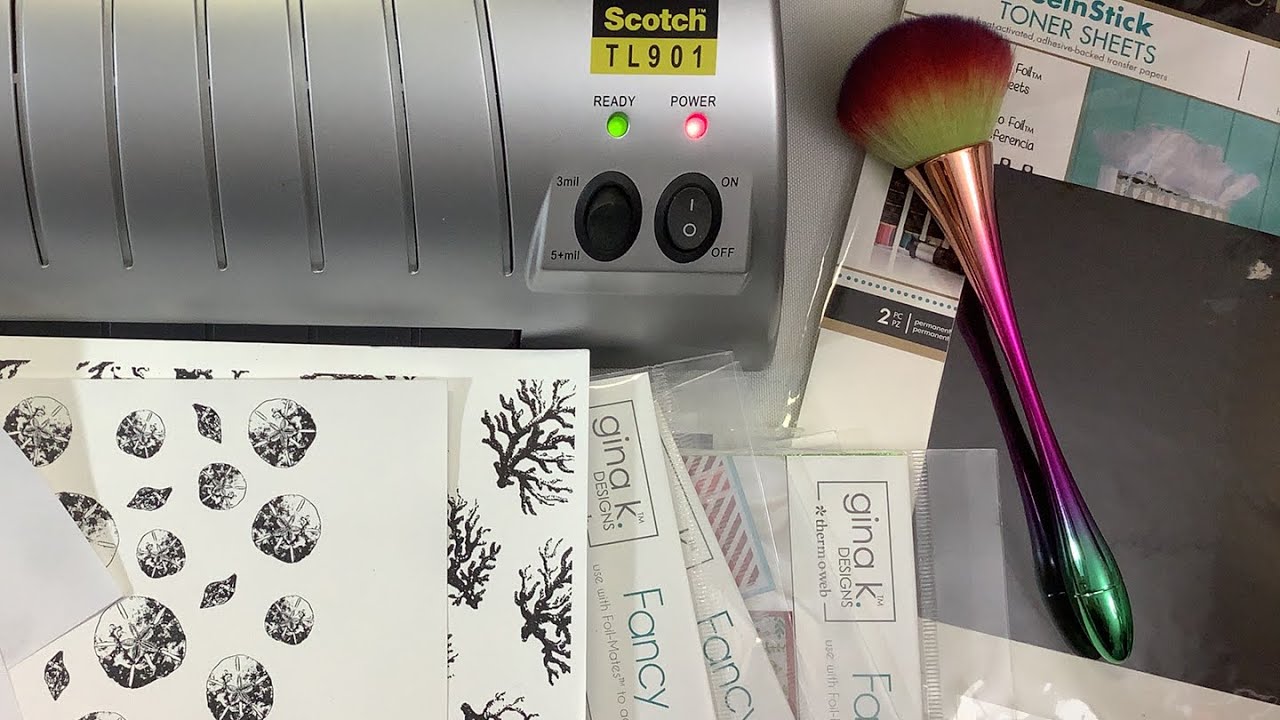 Foiling with a laminator YouTube