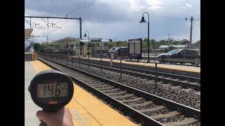 A FAST Acela passing Mansfield 148 mph