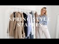 SPRING STYLE STAPLES! KEY PIECES FOR A MINIMAL, WEARABLE SPRING WARDROBE!