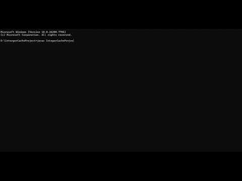 Integer Cache Project