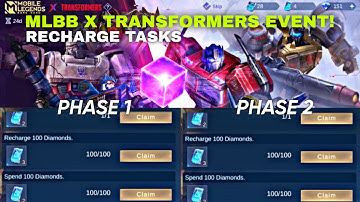 PHASE 1&2 MLBB X TRANSFORMERS EVENT 2023! GUARANTEED TRANSFORMERS SKIN IN 10 DRAWS!